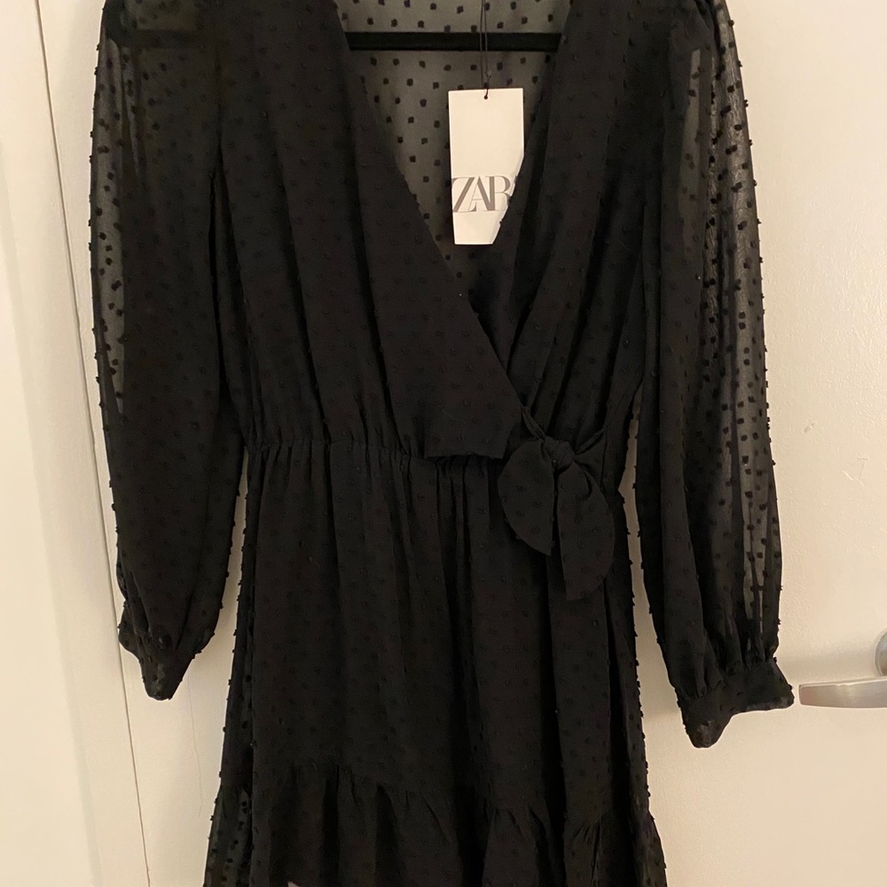 NWT black Zara romper size XS